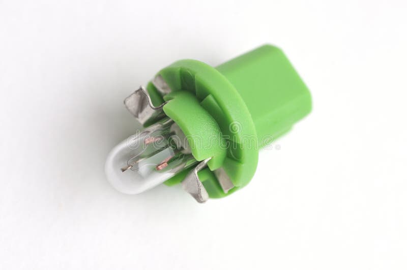 Car Dashboard Light Bulb on White Background Stock Photo Image of