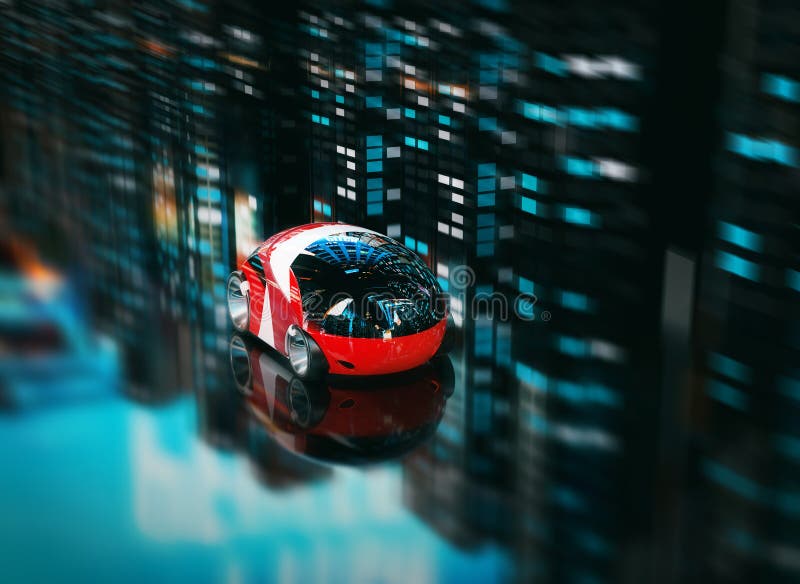 Car design - 3D Illustration stock illustration Car design - 3D Illustration stock illustration