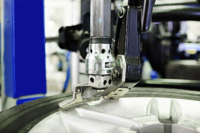 Car disk repair machine stock image. Image of auto, maintenance 46777509