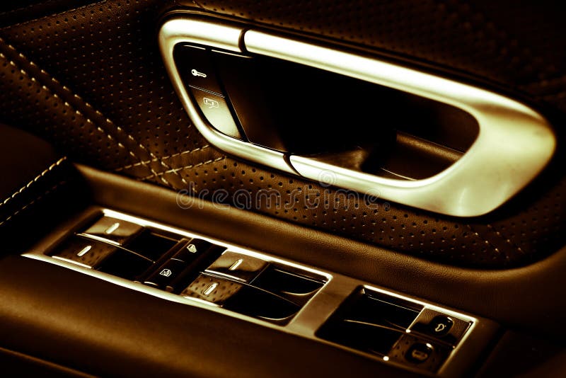 Car door opener stock image. Image of mechanism, metal 35812937