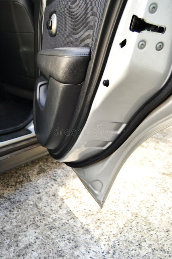 Car door stock photo. Image of door, silver, unlock, passenger 35595986