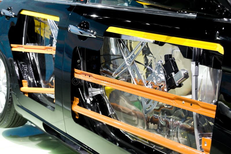 Car doors safety bumper stock photo. Image of post, carmaker 14077118