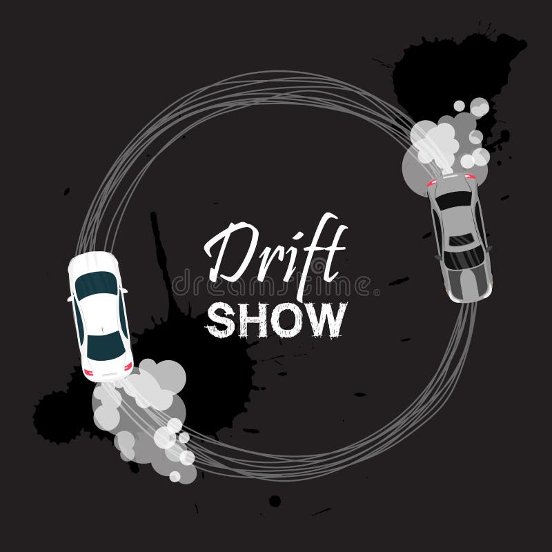 Top View Drifting Car Stock Illustrations – 42 Top View Drifting