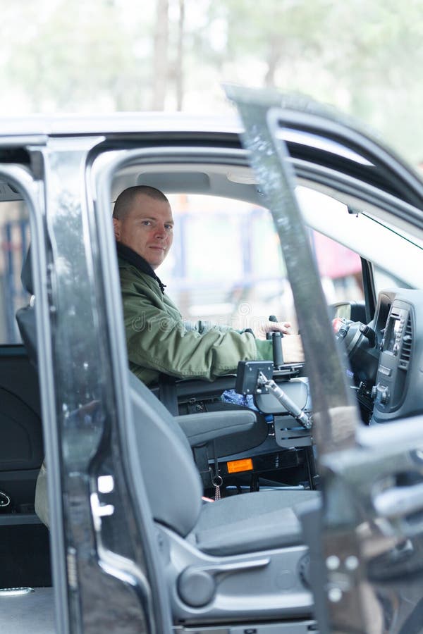 Car Driver without Steering Wheel Stock Image Image of happiness