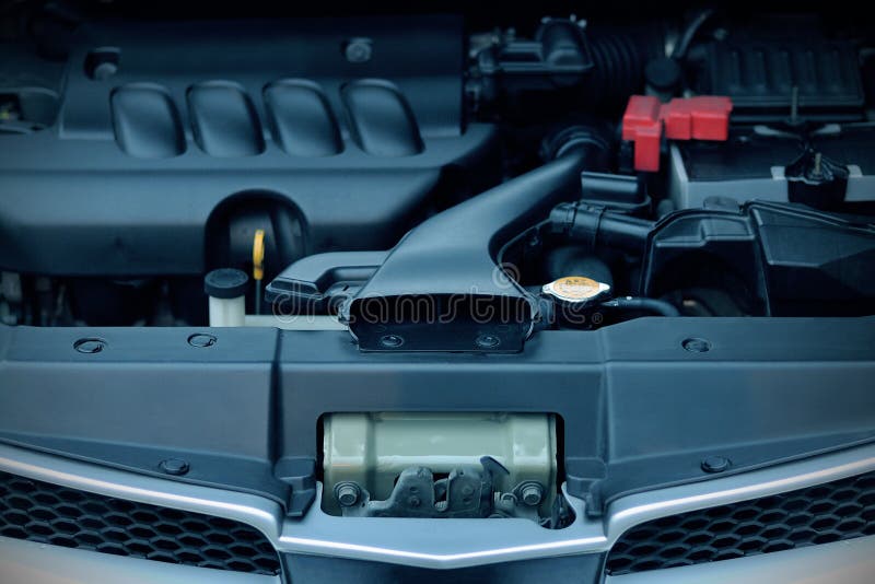 Car Engine Bay stock image. Image of interior, mechanic 50851781