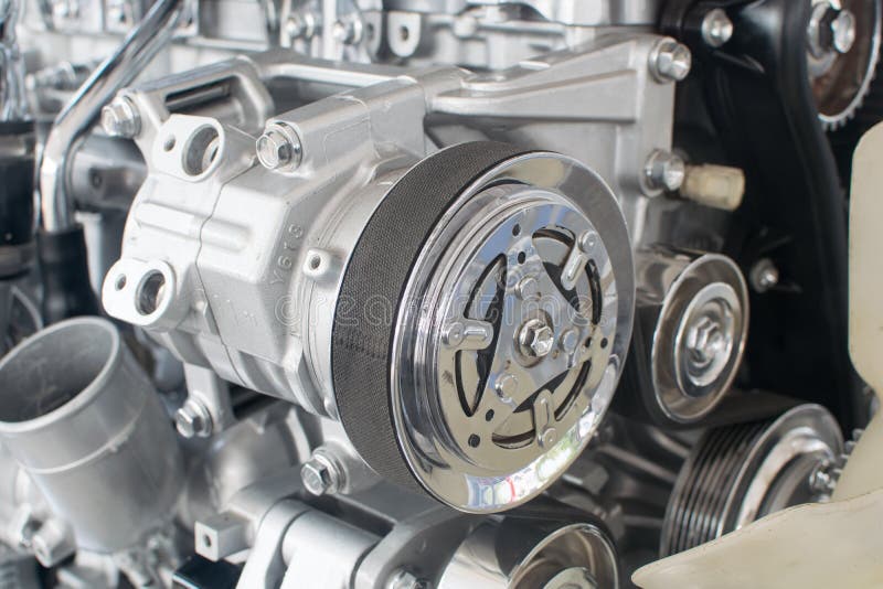 Car engine closeup royalty free stock image