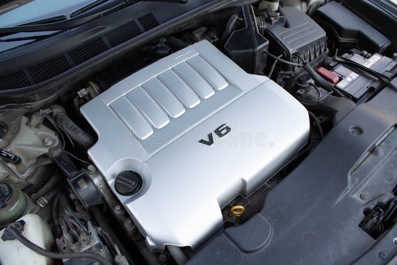 Car engine compartment stock photo. Image of muscle 148002080