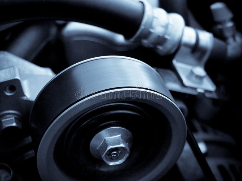 Car Engine Closeup stock photography