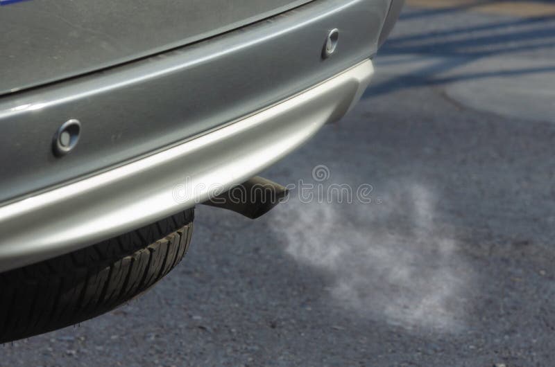 Car exhaust smoke stock photo. Image of carbon, city 168992682