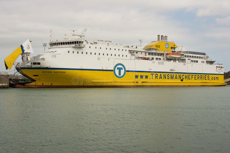 Car Ferry at Newhaven, Sussex, England Editorial Stock Image - Image of ...