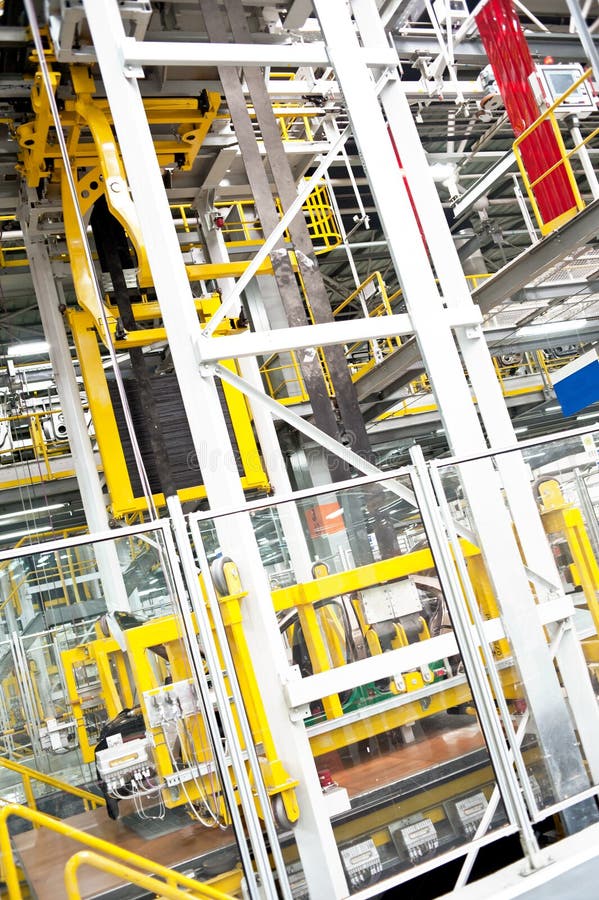 Car Final Assembly Assembly Line Stock Image Image of lines
