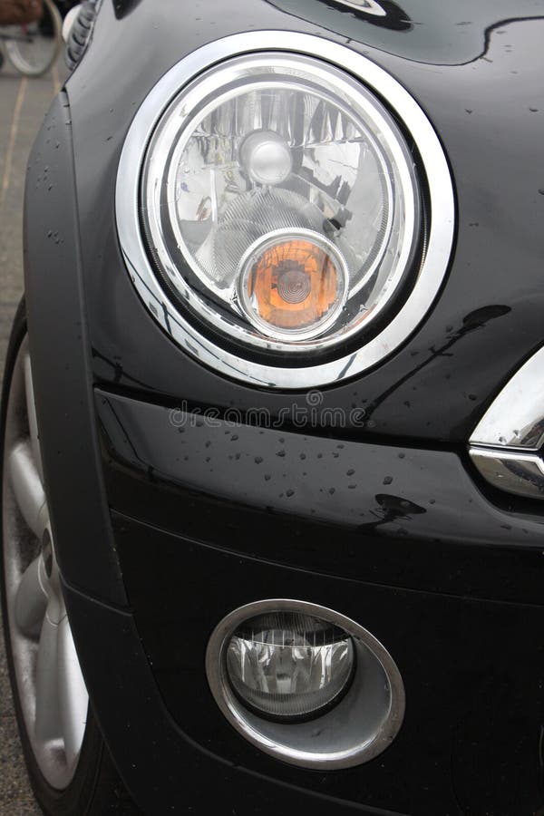 Car, flashers, fog lights stock image. Image of black 58808957