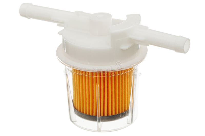 Car Fuel Filter, Isolated on White Background Stock Photo Image of