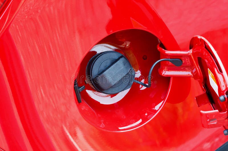 Car fuel tank cap stock image. Image of petrol, fuel 77174155