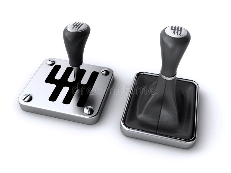 Car Gear Stick Stock Illustration Illustration Of Shifter 28053760