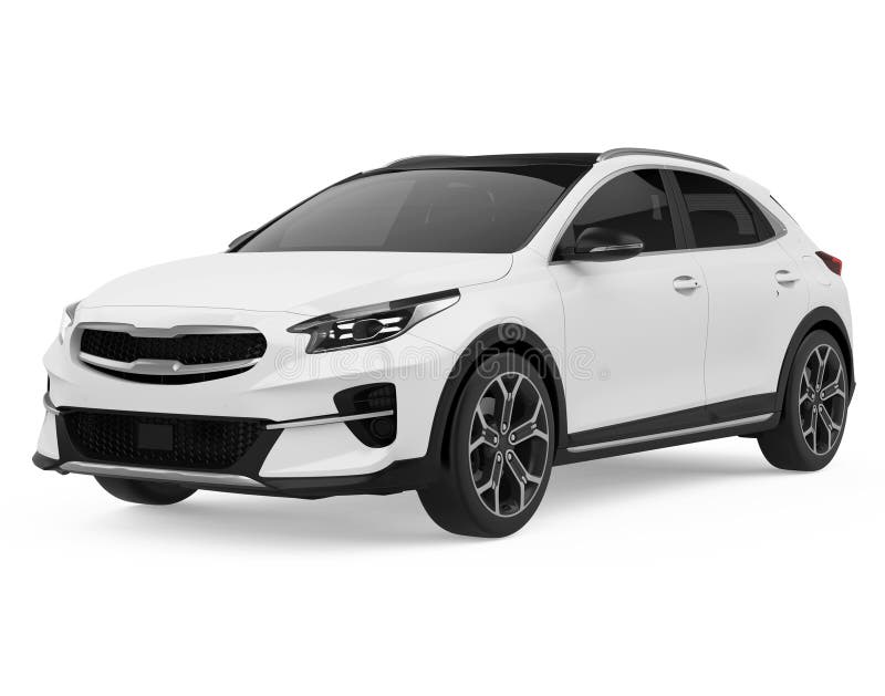 Car Hatchback Isolated stock illustration. Illustration of door 269718436