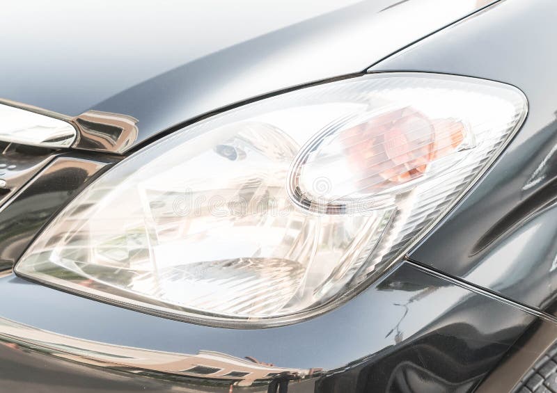 Car Head light stock photo. Image of modern, head, bright 89357604