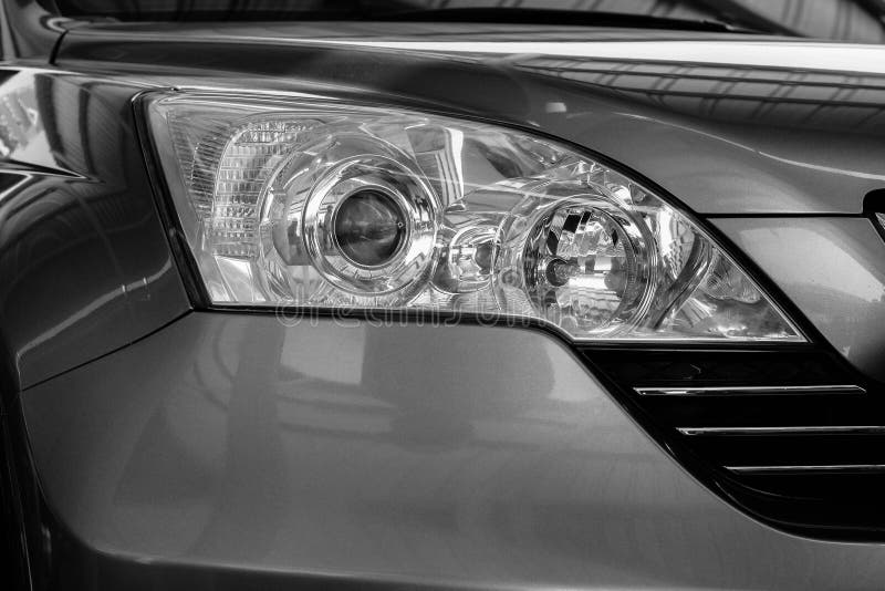Car Head light stock image. Image of black, closeup, luxury 66637611