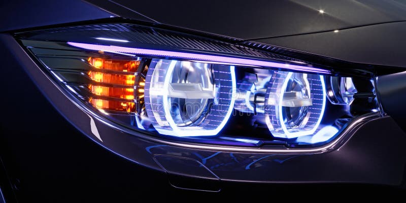 Car Led Headlight Images – Browse 74,528 Stock Photos, Vectors, and Video