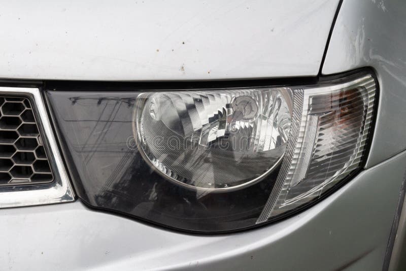 Car Headlight Len Light Eye Style Signal Stock Image Image of modern