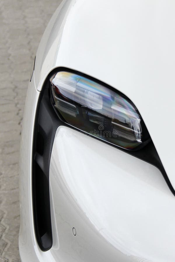 Car headlights. Car lights stock photo. Image of design 233727144