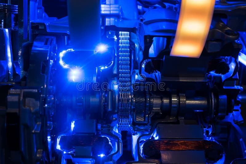 Car with hybrid engine stock image. Image of propulsion 5535709