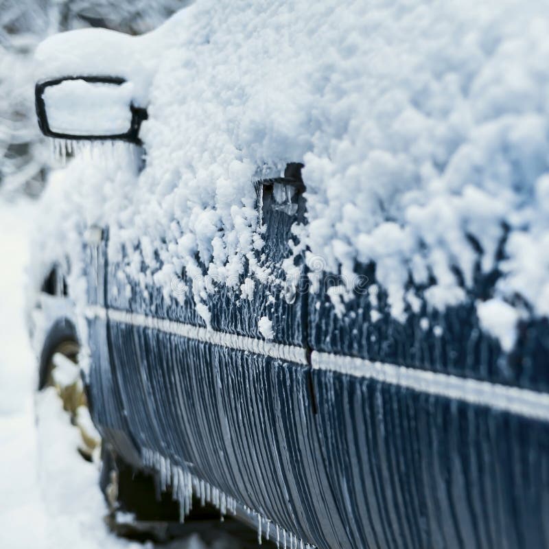 Car during icing stock photo. Image of mirror, stuck 34829674