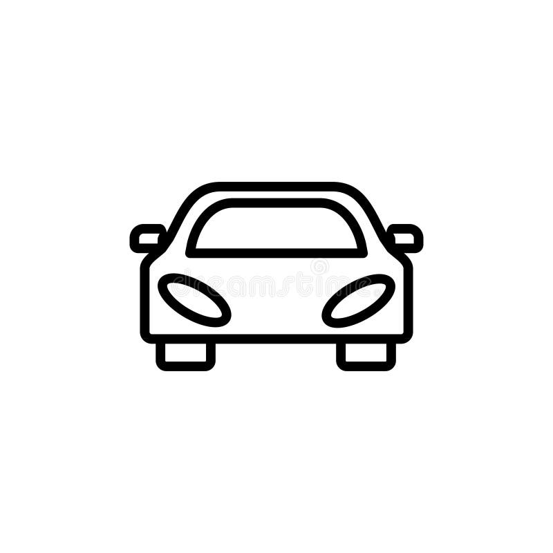 White car icon Royalty Free Vector Image - VectorStock