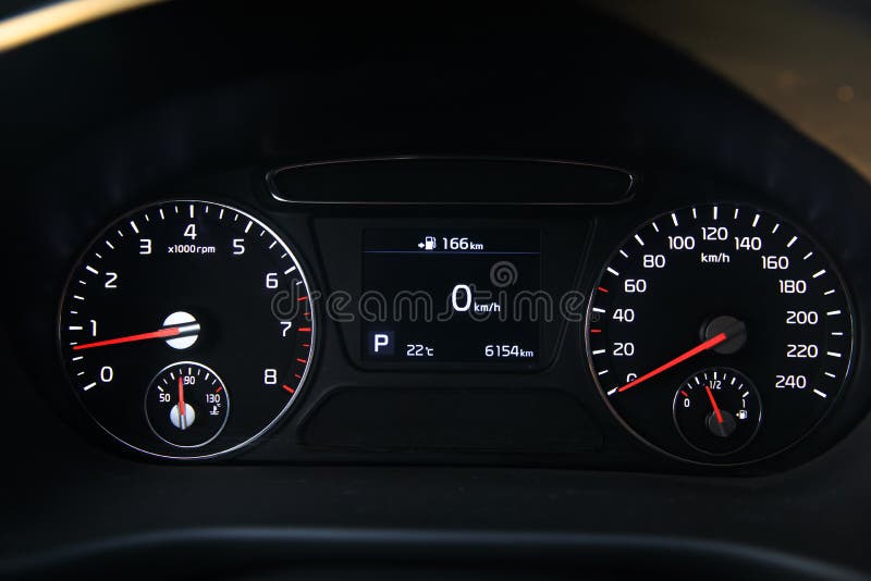 Car instrument panel stock photo. Image of fast, light 202831410