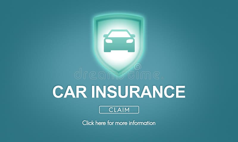 Car Insurance Accident Property Protection Concept Stock Illustration