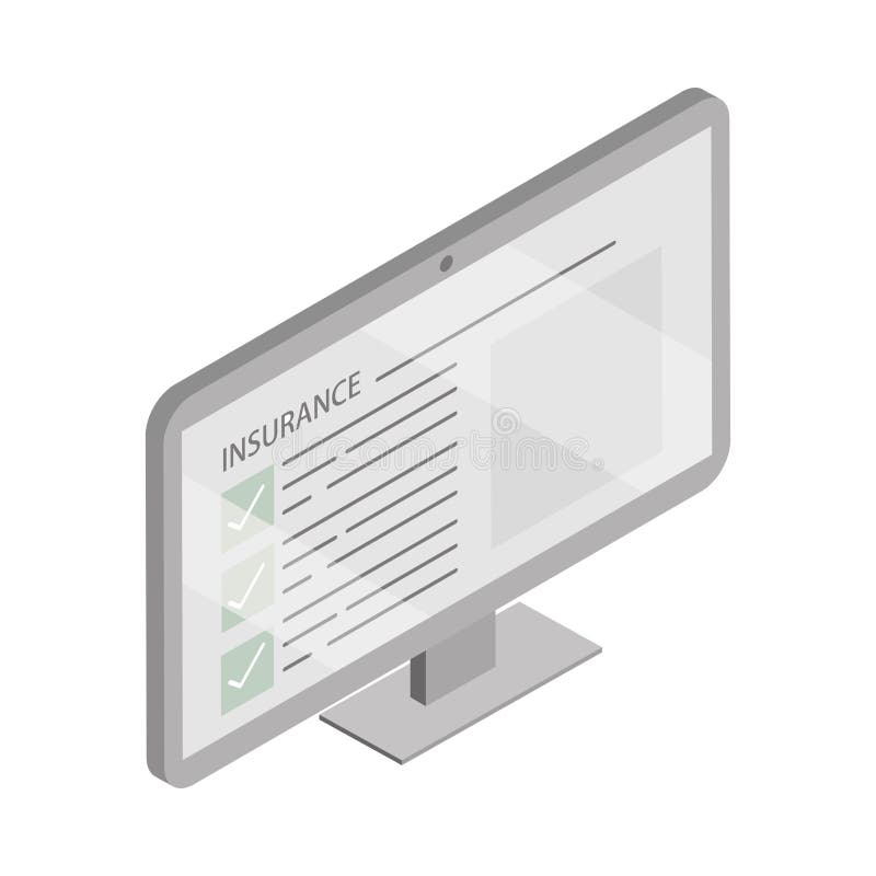 Car insurance check list stock vector. Illustration of isolation