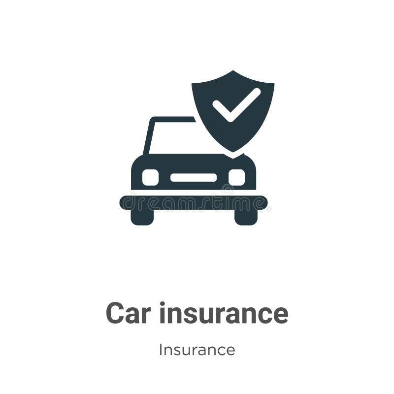 Car insurance sign icon stock vector. Illustration of banner 62606676
