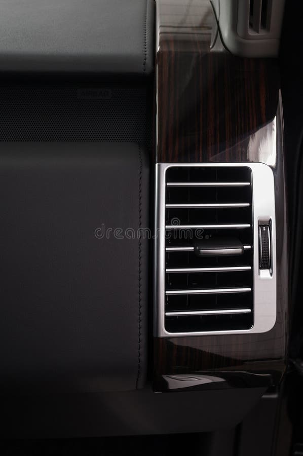 Car Interior Detail. Air Conditioning Hole. Stock Image Image of closeup, detail 267028029
