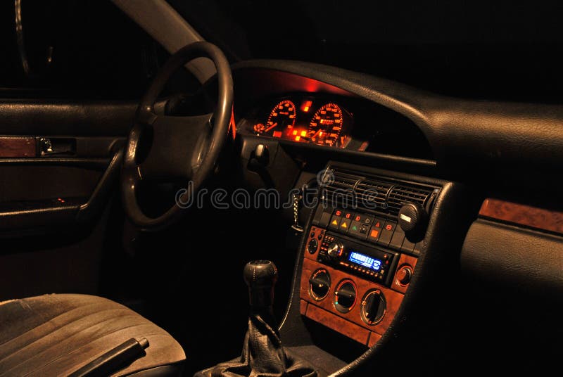 Car Interior At The Night. Stock Image Image 2294441