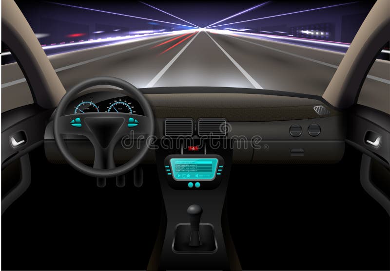 Realistic Car Interior Stock Illustrations 675 Realistic Car Interior