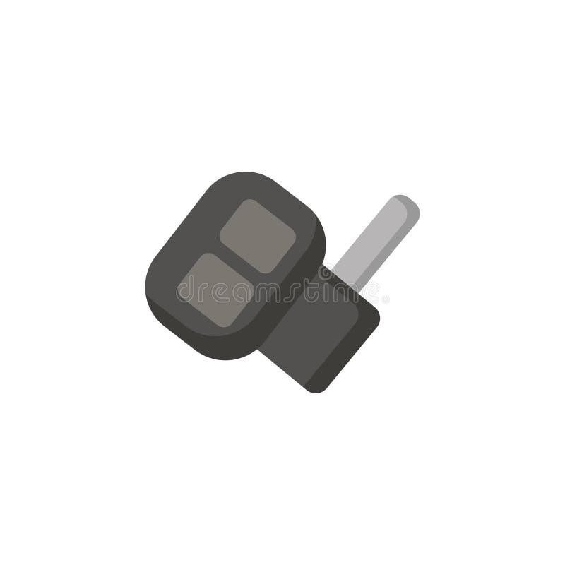Car Key Clipart. Car Key Isolated Flat Vector Clipart Stock Vector Illustration of