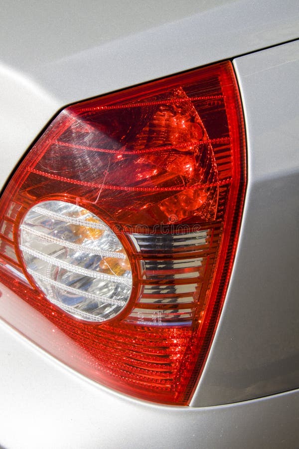 Red kia car back light stock photo. Image of drive, traffic 51412804