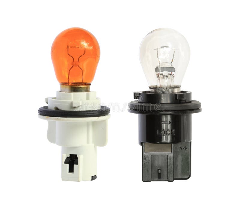 Car light bulb stock image. Image of orange, repair, electrical 32409835