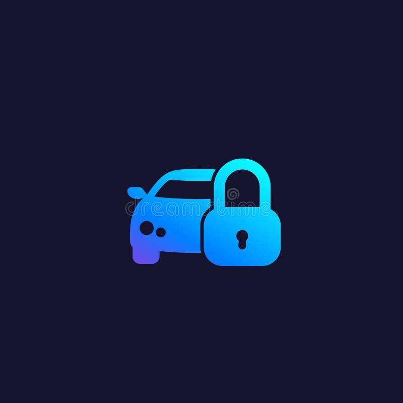 Car lock vector icon stock vector. Illustration of unlock 162339180