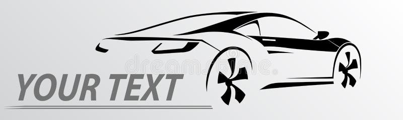 Car Logo Abstract Lines Vector. Vector Illustration Stock Vector ...