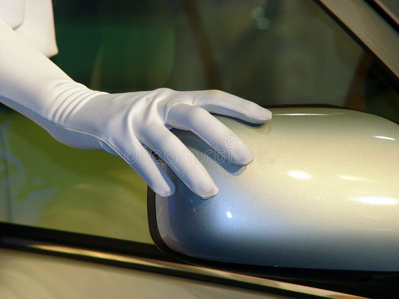 Car and model royalty free stock photos