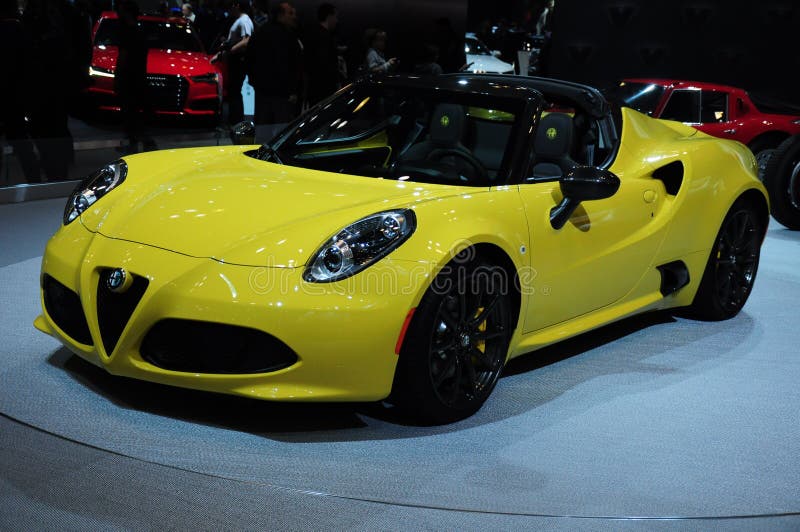 Car in New York Auto Show 2015 Editorial Stock Image Image of
