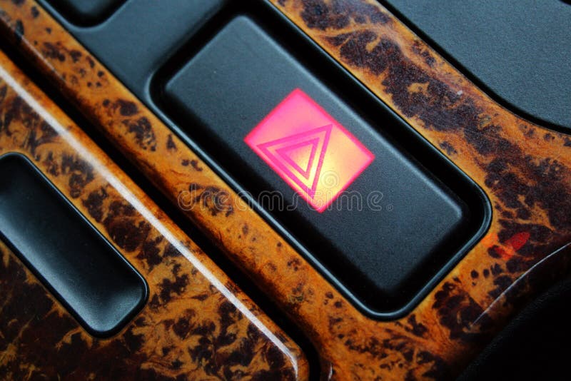 Car panic (emergency) button royalty free stock images