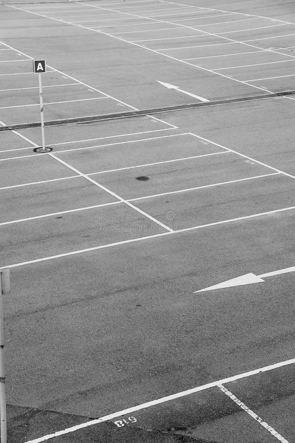 Car park stock photo. Image of asphalt, lots, building 83846564