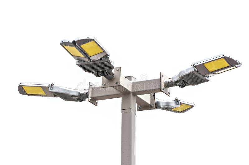 Car park lamp post stock photo. Image of pole, metal 32053866