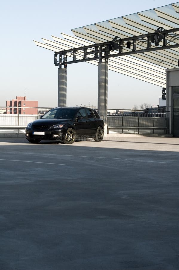 Download Car in Parking Lot stock photo. Image of downtown, parked - 2316754