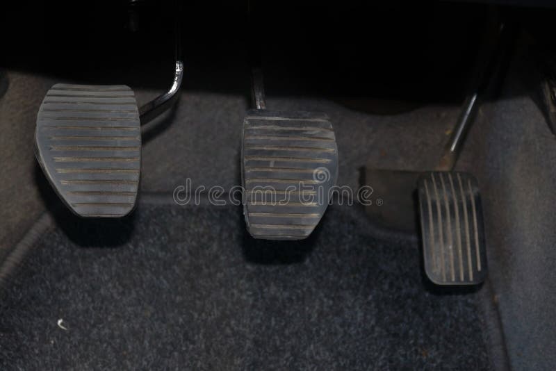 Car Pedal, Clutch, Brake and Accelerator. Stock Photo - Image of auto,  speed: 148179526