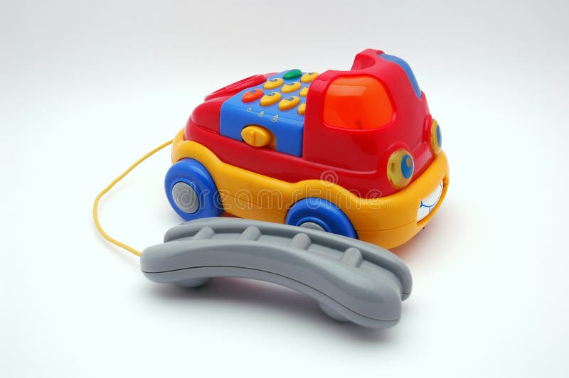 Toy cellphone stock image. Image of imitation, colourful 36689