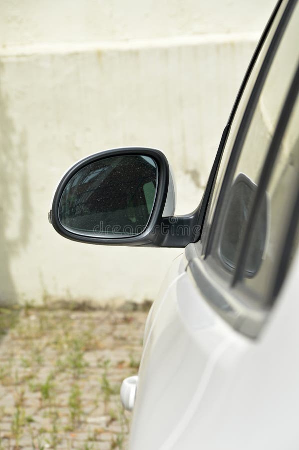 Car and rear view mirror stock photo. Image of movement 89401704