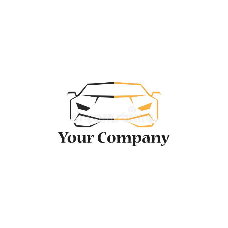 Rental Car Logo, Car Vector Illustration Stock Vector - Illustration of ...